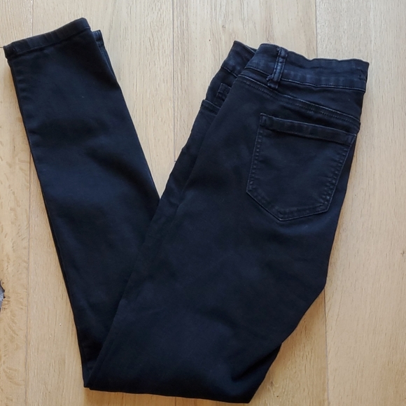 WAX Jean WOMENS Slashed Destroyed Skinny Jeans - Picture 3 of 11